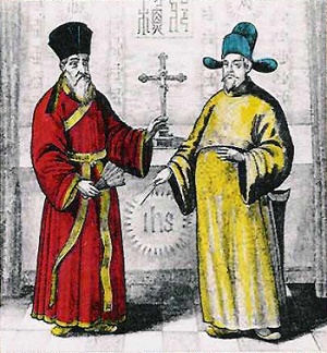 Linh mục Dòng Tên Mateo Ricci, bắt chước mặc áo như nho sĩ