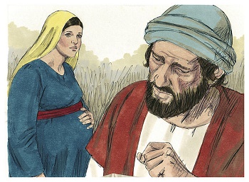 Pregant Mary and Joseph